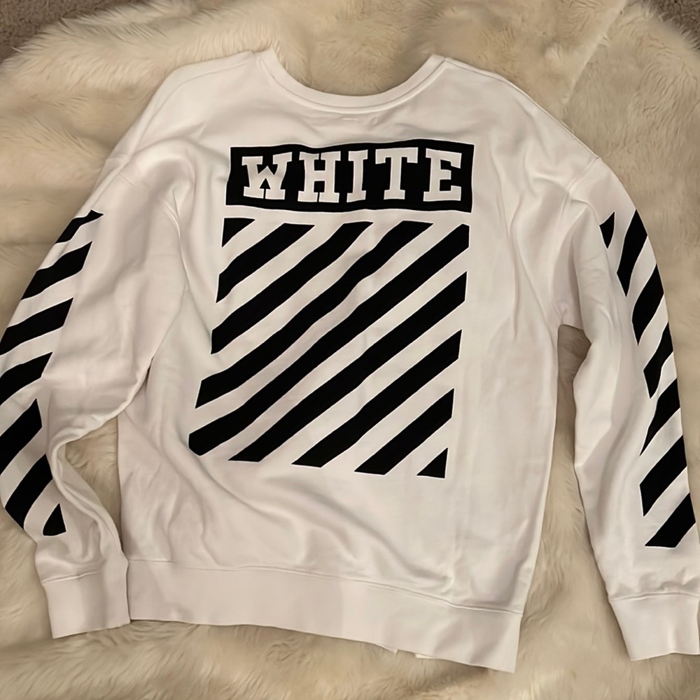cute off-white sweatshirt